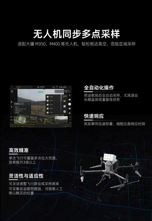 MHK-UT06无人机高精度多通道气体采样富集系统